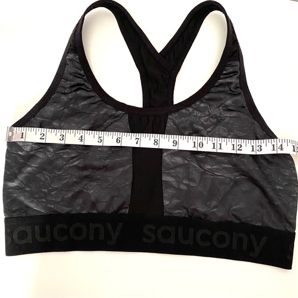 Saucony Grey Black Two Tone Sports Bra - Picture 9 of 11